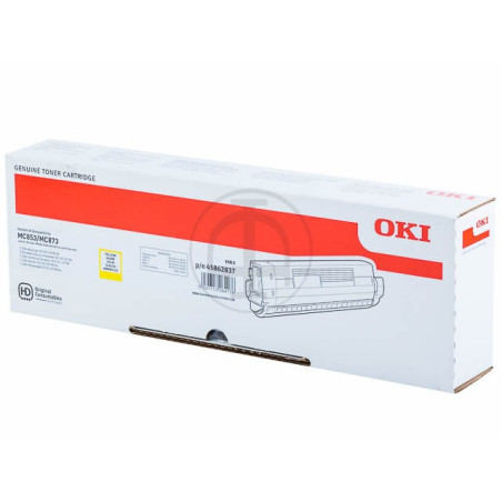 Toner OKI MC873 Jaune
