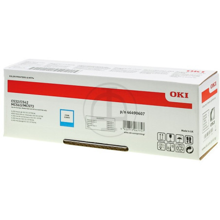 Toner OKI C532 HC Cyan