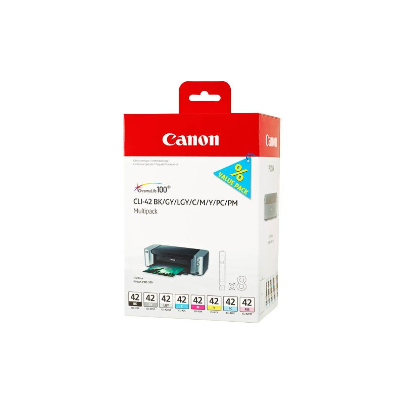 Canon CLI-42 - Pack de 8 couleurs