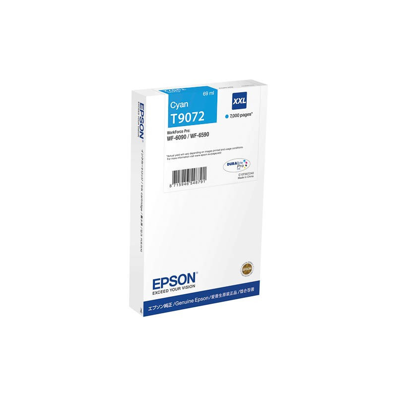 Cartouche d'encre Epson T9072 XXL Cyan