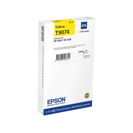 Cartouche d'encre Epson T9074 XXL Jaune