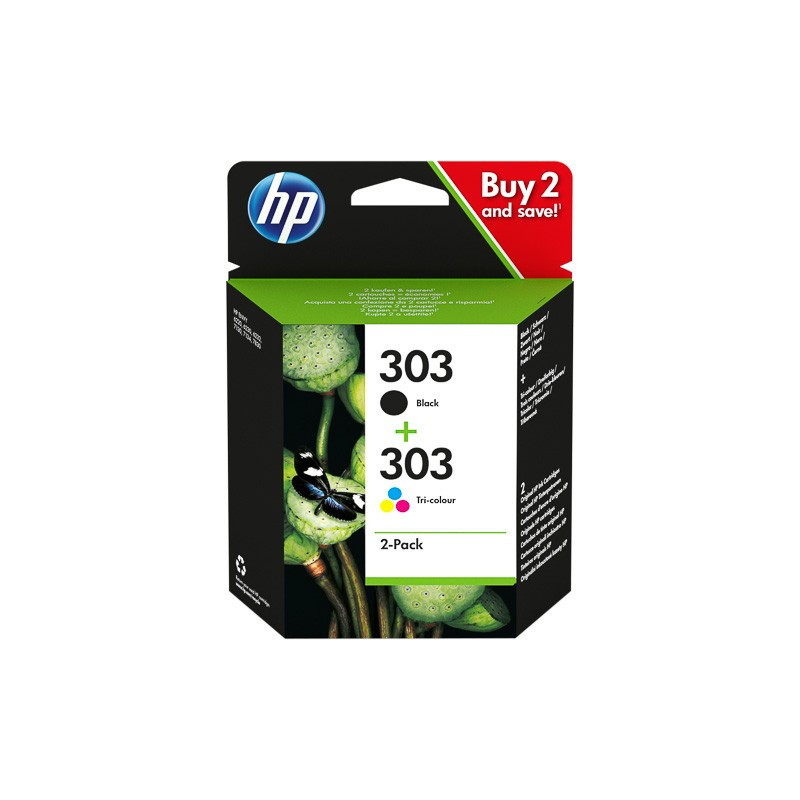 Cartouches HP N°303 Pack Noir & Couleur