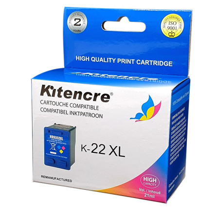 Cartouche d'encre n° 22xl Grande Capacité Couleur