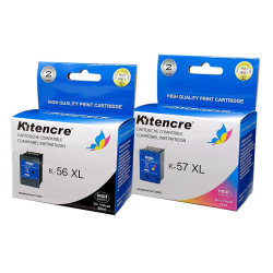 Cartouches d'encre 56 + 57 - Pack