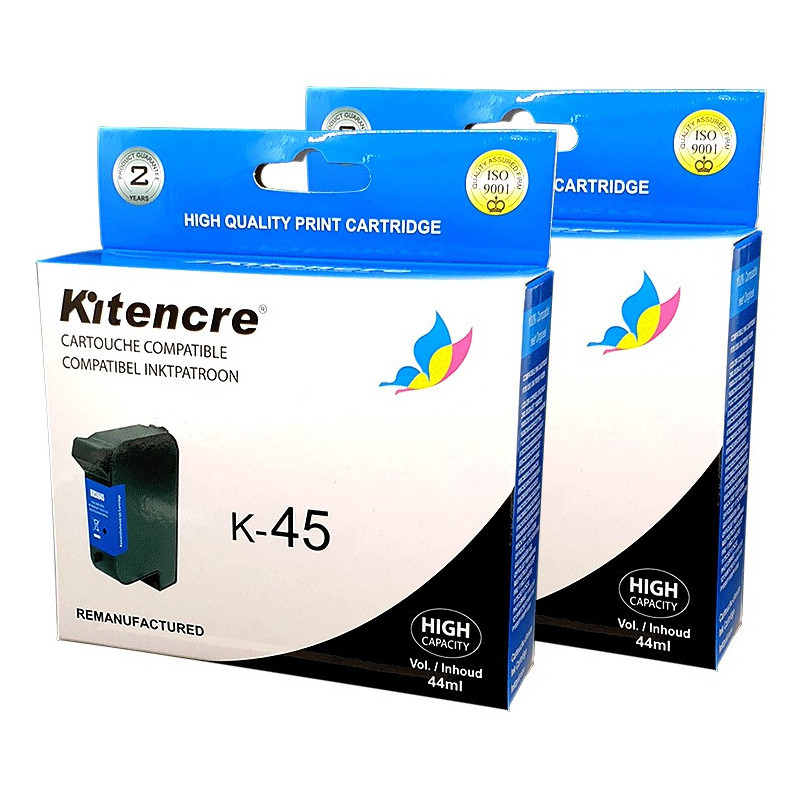 Pack 2 Cartouches n° 45 