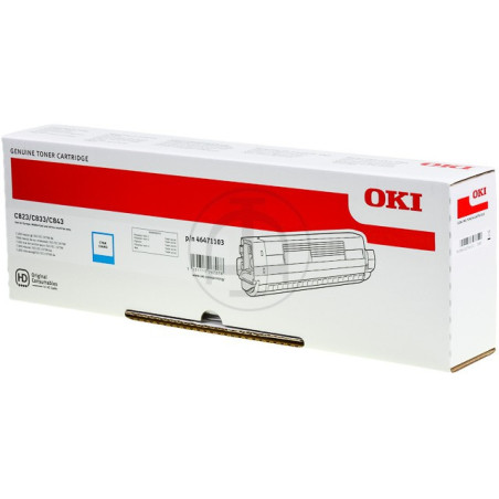 Toner OKI C823 Cyan